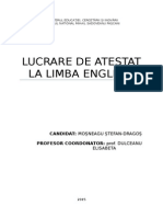 Model de Atestat Limbă Engleză CL - XII