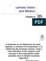 The Business Vision and Mission