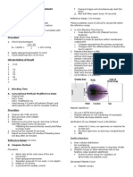 Diagnostic Procedures For Primary Hemostasis