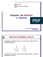 Reações de Aldeídos e Cetonas