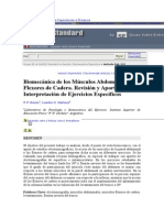 Biomecanica de Los Musculos Abdominales y Flexores de Cadera - Revision y Apotes para La Interpretacion de Ejercicios Especificos