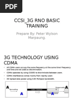 Ccsi - 3G Rno Basic Training: Prepare By: Peter Wylson Marpaung