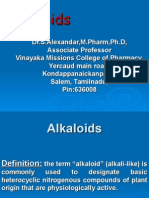 Alkaloids Introduction