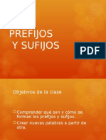 Prefijos y Sufijos