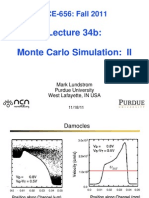 ECE-656: Fall 2011: Lecture 34b: Monte Carlo Simulation: II