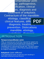 Ankylosis of Temporomandibular Joint