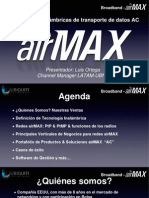 Webinar: Airmax, Soluciones Wi-Fi de Transporte de Datos AC