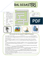 Natural Disasters Worksheet 2