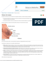 Cáncer de Mama - MedlinePlus Enciclopedia Médica PDF