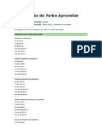 Conjugaciones de Verbos Portugues