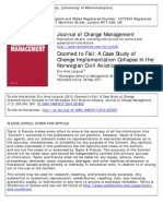 Doomed To Fail - A Case Study of Change Implementation Collapse in The Norwegian Civil Aviation