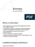 Biomass: As A Source of Energy