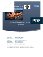 Strategic Management of Proton Malaysia: Cardiff Metropolitan University