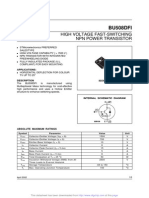 BU508DFI: High Voltage Fast-Switching NPN Power Transistor