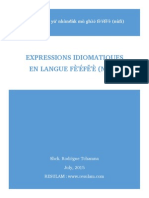 Expressions Idiomatiques en Langue Fè'Éfé'È - Extrait