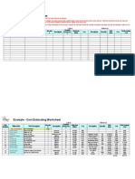 Cost Estimating Worksheet: Labor Material