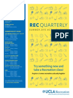 Rec Quarterly: Try Something New and Take A Recreation Class!