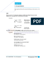 Basic Grammar 6.1: Questions - Yes / No Questions