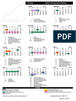 Walton County Schools 2015-2016 Calendar