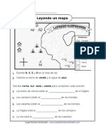 Mapa Con Puntos Cardinales