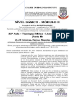 BÁSICO - Mód II - 32 AULA - Tipologia Bíblica Nos Livros Históricos (Parte II)