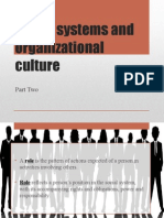 Social Systems and Organizational Culture