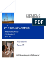 PSSE Wind Solar Models Kazachkov