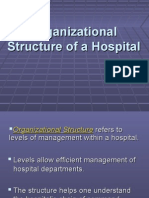 Organizational Structure of A Hospital