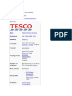 Tesco Wikipedia