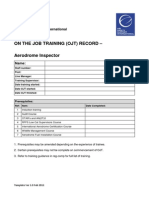 OJT Aerodrome Checklists Template Ver 1.0 Feb 2011