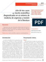 Descripción de tres casos de fascitis eosinofílica diagnosticados en un entorno de medicina de urgencias y revisión de la literatura 1 Servicio de Alergología, Hospital Universitario Ramón y Cajal. Madrid, España 2 Servicio de Reumatología, Hospital Universitario Ramón y Cajal. Madrid