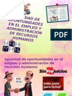 TEMA 3 Iguadad de Oportunidades en El Empleo y Administracion de Recursos Humanos