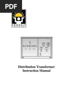 Distribution Transformer Instruction Manual