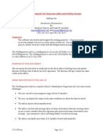 Ols Regression in Excel