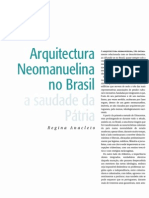 Apostila Arquitetura - Arquitetura Neomanuelina No Brasil