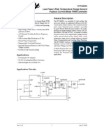 Feature General Description: HT7A6005 Low Power, Wide Temperature Range General Purpose Current Mode PWM Controller