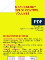 CHAPTER-5 Mass and Energy Analysis of Control Volumes