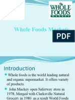 Whole Foods Market Case 2009