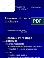 Présentation Réseaux Et Routage Optiques