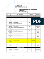 GTU 104.2015 Teaching Timetable and Assessment Schedule