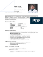 Resume - Patrick Yabut