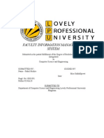 Faculty Information Manage Ment System