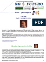 Nueva Medicina Germanica NMG Articulos Javier Herraez España