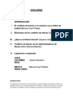 Conflicto de Intereses en La Sociedad Anónima