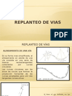 Replanteo de Vias