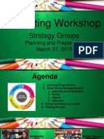 Writing Workshop Strategy Groups