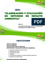 PPT. Metodología de Evaluación de Impactos Ambientales