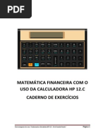 Conhecendo A Calculadora HP 12C Caderno de Exercicios PDF