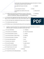 Grade 2 Religion 2nd Quarter Practice Exam