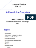 Processor Design 5Z032: Arithmetic For Computers